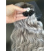 Extensii Cheratina Russian Hair Ombre #1B/Light Grey